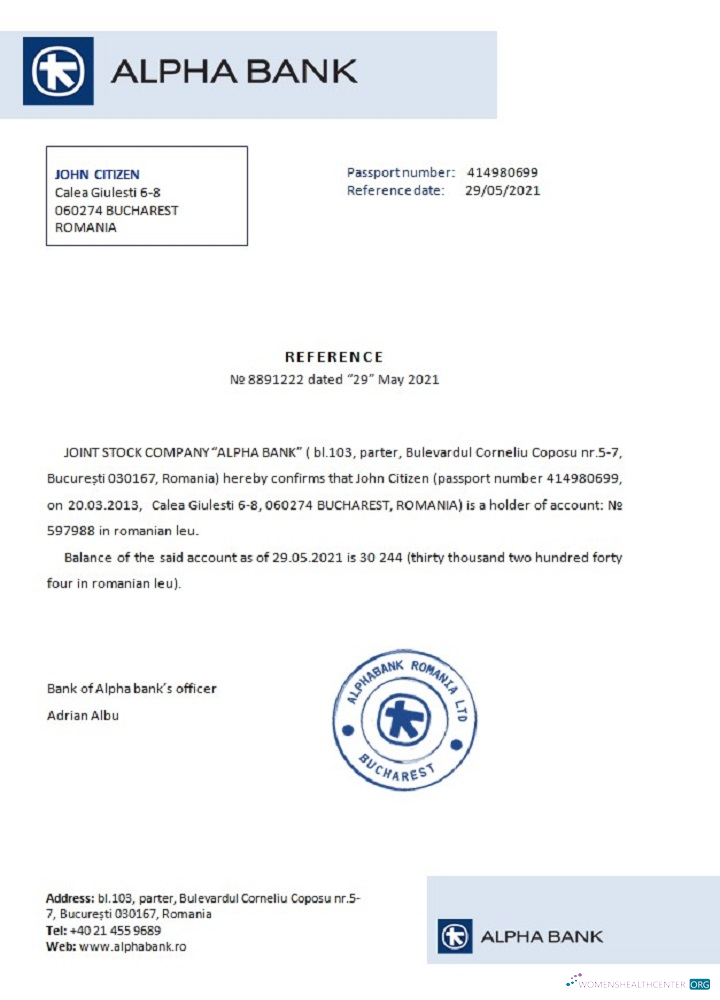 Download Romania Alpha bank reference Photoshop template